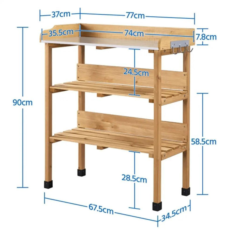 Outdoor Potting Bench by Yaheetech