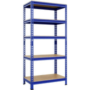 5-Tier Utility Shelves Adjustable Metal Shelving Units by Yaheetech