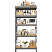 5-Tier Utility Shelves Adjustable Metal Shelving Units by Yaheetech
