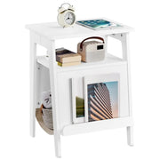 End Table with Cat Bed Side Table by Yaheetech