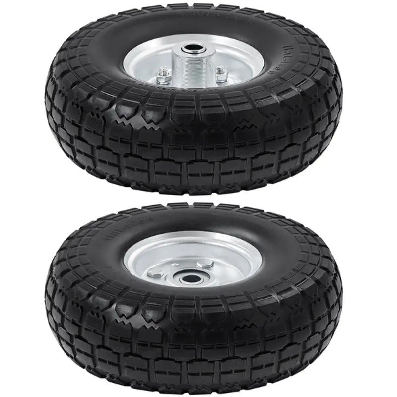 2PCS Garden Sack Truck Trolley Cart Wheel Tire Tyre by Yaheetech