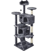 158cm 158cm Tall Cat Tree Condo Kitten Tree Tower by Yaheetech