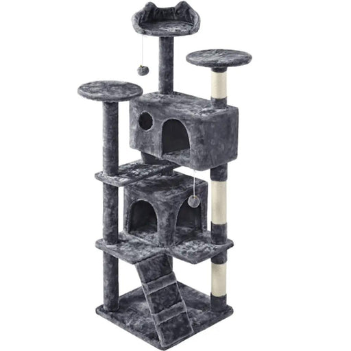 158cm 158cm Tall Cat Tree Condo Kitten Tree Tower by Yaheetech