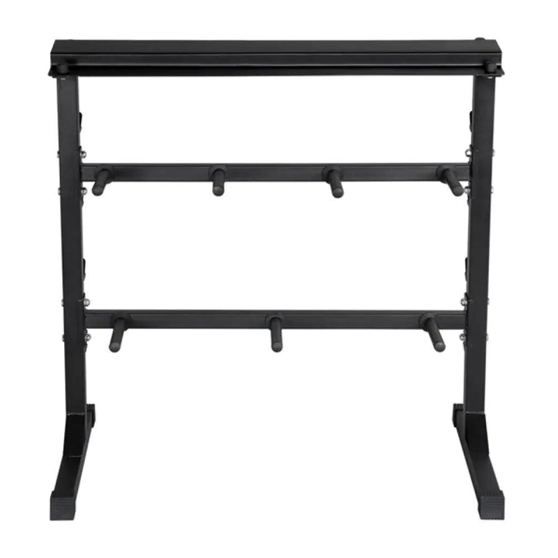 3 Tier Dumbbell Barbell Rack Weight Plate/Bar Storage Holder by Yaheetech