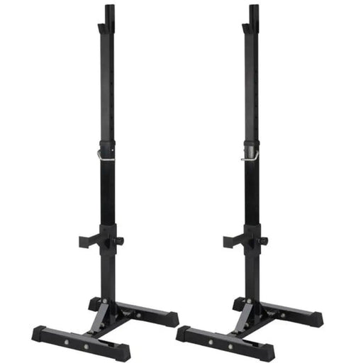 Yaheetech Pair of Adjustable Squat Rack Standard 45-70 Inch Solid Steel Squat Stand Pair of Adjustable Squat Rack Standard 45-70 Inch Solid Steel Squat Stand