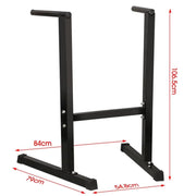 Dip Station Parallel Bar Bicep Triceps Shoulder Home Gym Exercise Machine by Yaheetech