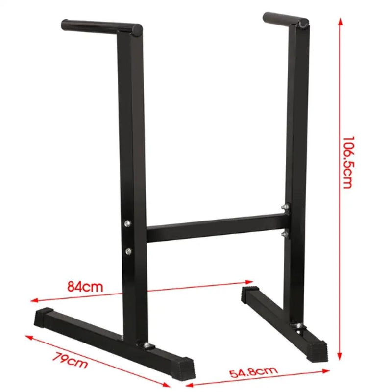 Dip Station Parallel Bar Bicep Triceps Shoulder Home Gym Exercise Machine by Yaheetech