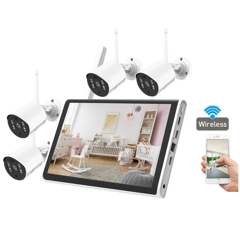 Kiwi Grab Kiwi Grab 10.1 Inch Screen Wireless Security camera system CCTV NVR surveillance 10.1 Inch Screen Wireless Security camera system CCTV NVR surveillance