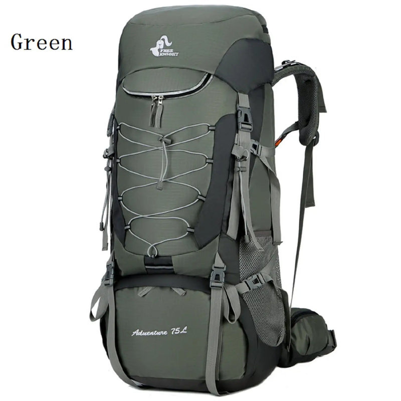 75L Camping & Hiking Backpack – Outdoor Travel Mountaineering Pack with Rain Cover ZYQS11710 by ECOTREK