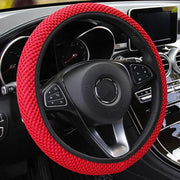 Car Seat Cover 5 Seater Front Rear Cushion Mat Polyester Steering Wheel Cover by dealonline.co.nz