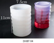 DIY Plant Pot mould, Cube and Cylinder Resin Planter moulds, Square Silicone moulds, DIY Flower Pot moulds, Pen Holder moulds by Resin Art NZ