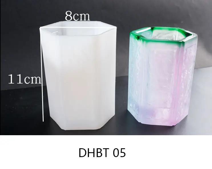 DIY Plant Pot mould, Cube and Cylinder Resin Planter moulds, Square Silicone moulds, DIY Flower Pot moulds, Pen Holder moulds by Resin Art NZ