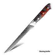 67 Layers Damascus Steel Kitchen Knife Kit 127g Cleaver by China Dropship