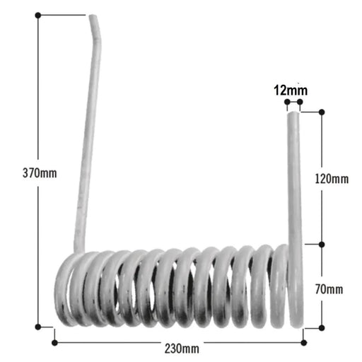 TAIL DOOR TORSION SPRING LEFT HAND