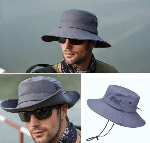 Sun Hat Bucket Outdoor Fishing Hiking Cap UV Protection by dealonline.co.nz