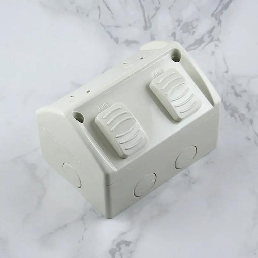 Weatherproof Double GPO Power Point Outlet 10Amp IP53 by salelink.co.nz