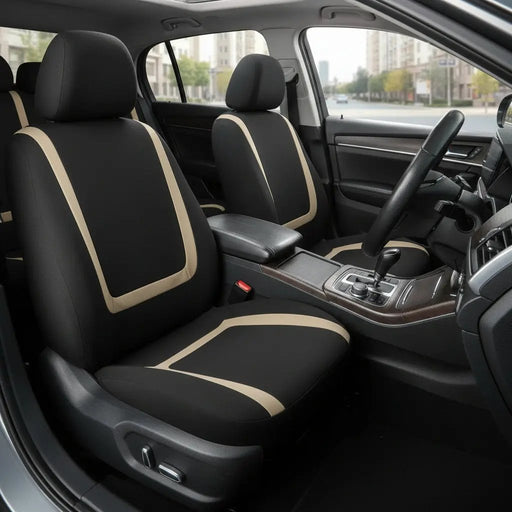 Car Seat Cover 5 Seater Full Set Front Rear Cushion Mat Protecto Polyester by dealonline.co.nz