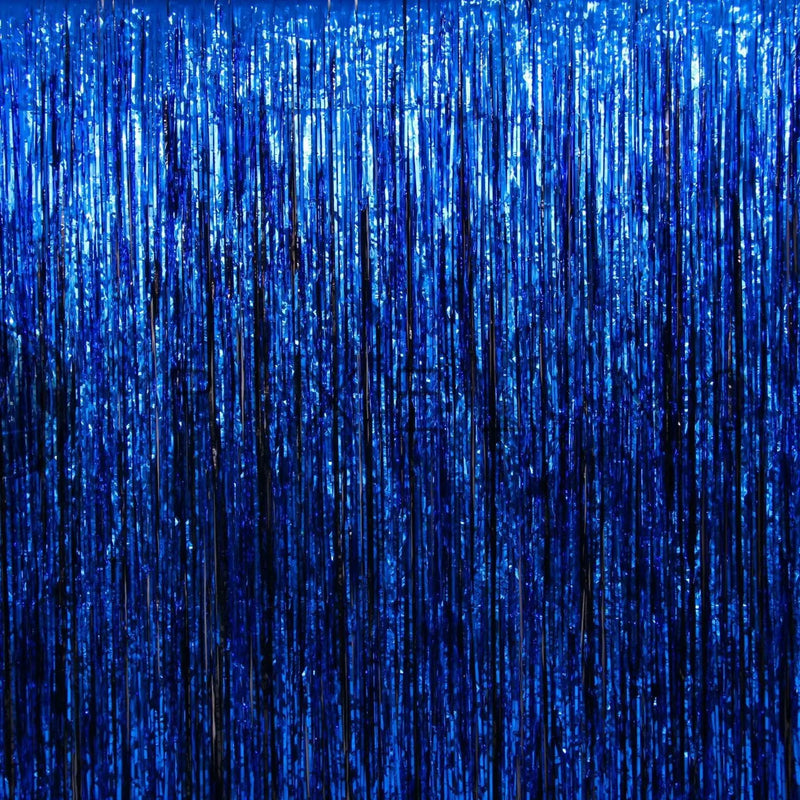 Metallic Tinsel Curtain Foil Backdrop Streamers Decor Foil Door Curtain by salelink.co.nz