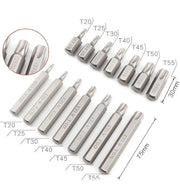 40Pcs Allen Torx Hex Key Star Spline Bit Set Blow Molded Case 3/8" & 1/2" by salelink.co.nz