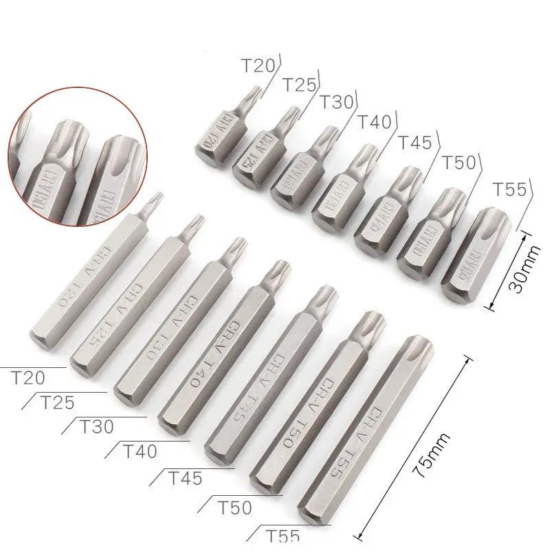 40Pcs Allen Torx Hex Key Star Spline Bit Set Blow Molded Case 3/8" & 1/2" by salelink.co.nz