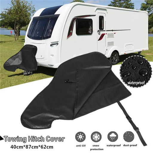 Caravan Hitch Cover Trailer Tow Ball Coupling Lock Cover Waterproof PVC Nylon by salelink.co.nz