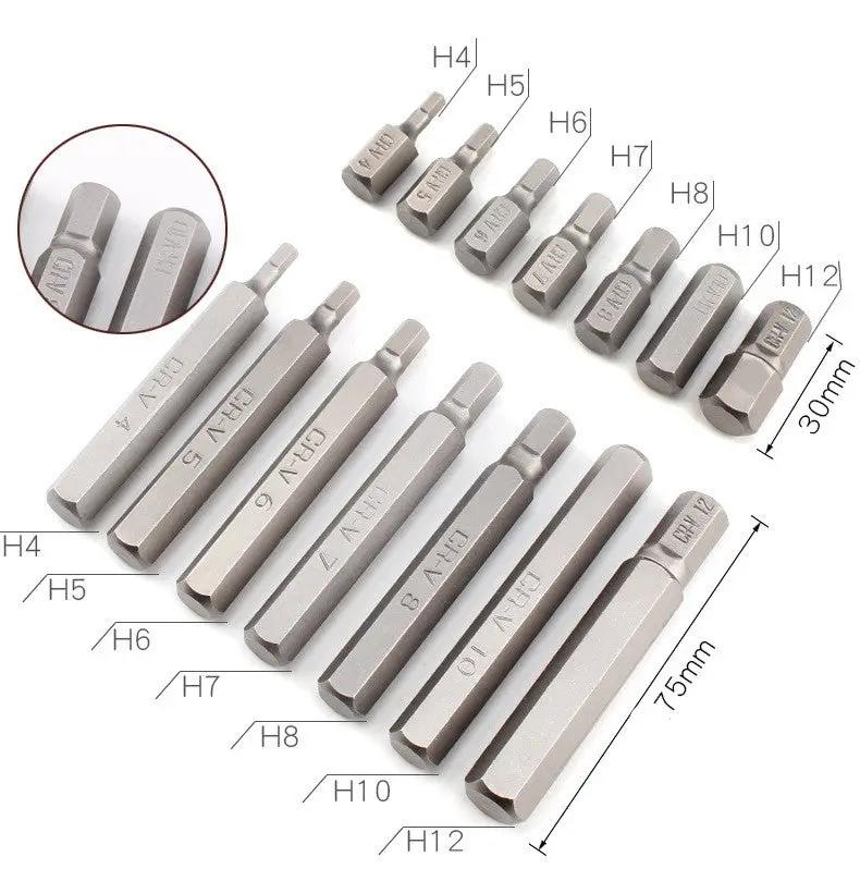 40Pcs Allen Torx Hex Key Star Spline Bit Set Blow Molded Case 3/8" & 1/2" by salelink.co.nz