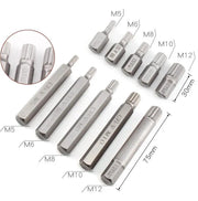 40Pcs Allen Torx Hex Key Star Spline Bit Set Blow Molded Case 3/8" & 1/2" by salelink.co.nz