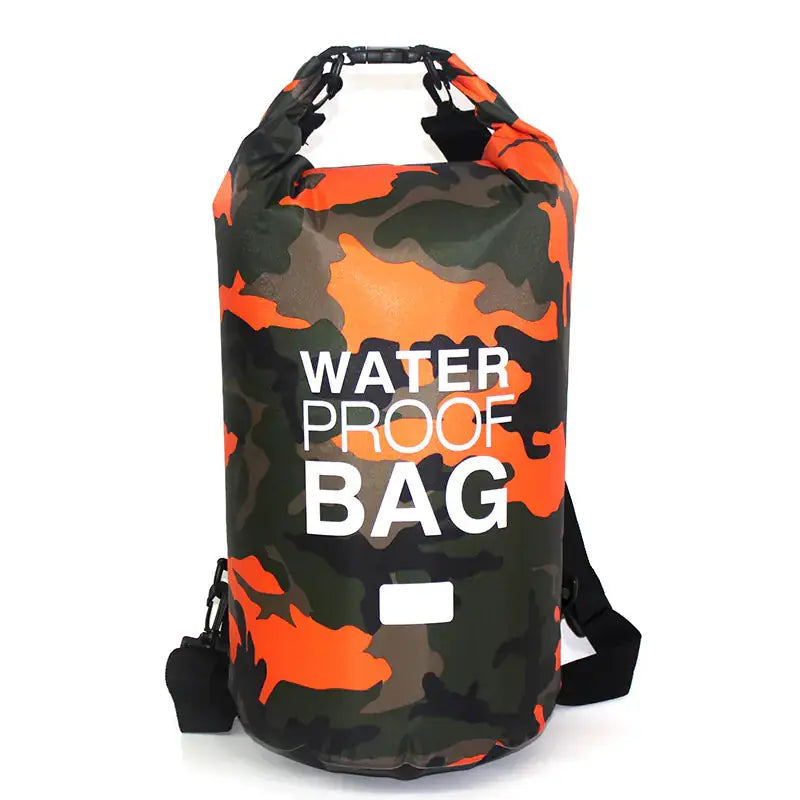 Camouflage PVC Waterproof Dry Bag - Outdoor Waterproof Storage for Camping & Water Sports by Mead's Supply & Equipment Outfitters limited