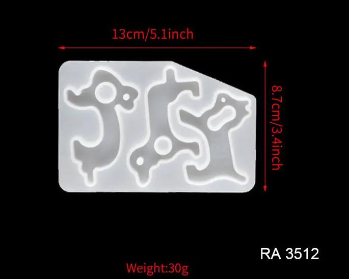 Keychain Resin Silicone Mould, No Touch Door Opener Resin Mould by Resin Art NZ