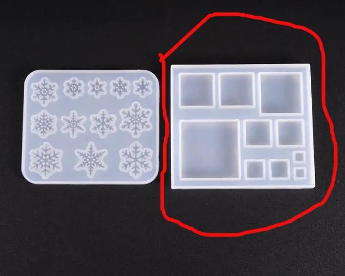 Cube Silicone Moulds, DIY Silicone Pendant Mould Making Resin Casting Mould for Holiday Craft Supplies by Resin Art NZ