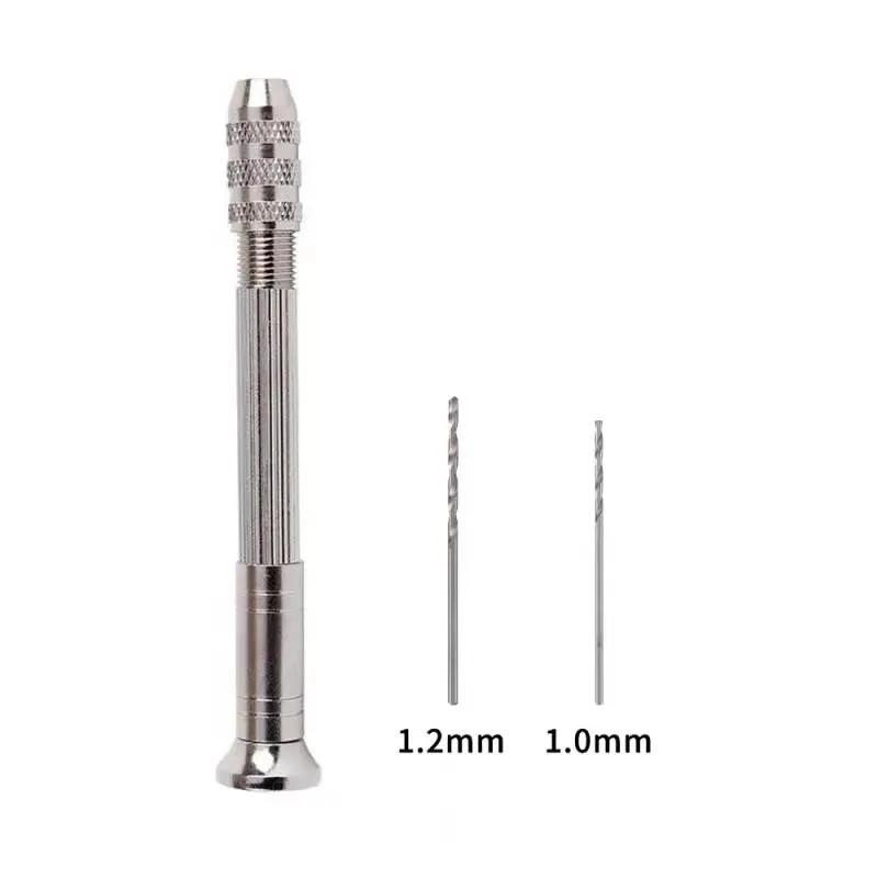 Pin Vise Manual Drill - Include 10pcs Drill Bits by Resin Art NZ