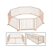 8PC WOODEN BABY PLAYPEN by Kiwi Grab