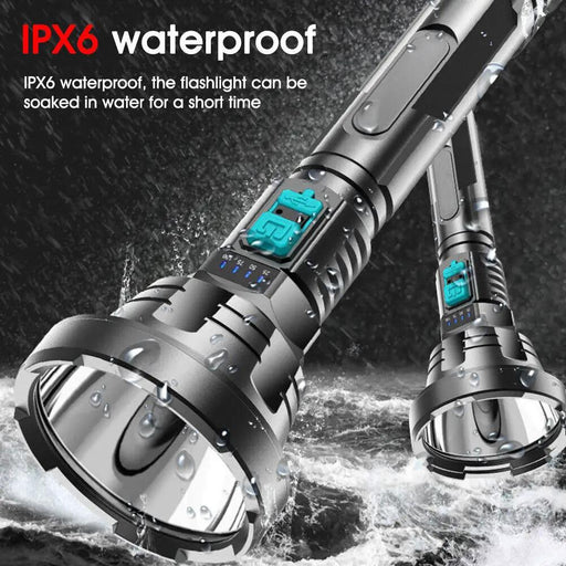 Super Bright Rechargeable Flashlight Torch by salelink.co.nz