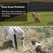 100GSM Privacy Fence Screen Black 1.2Mx10M by salelink.co.nz