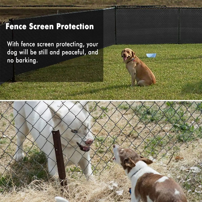100GSM Privacy Fence Screen Black 1.2Mx10M by salelink.co.nz
