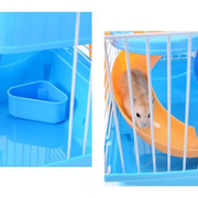 3 Tiers Gorgeous Hamster Mouse Cage pet toy Storey Fantasia Cage Castle - Pink by dealonline.co.nz