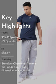 Grain T-shirt Navy by Fuaark Nz