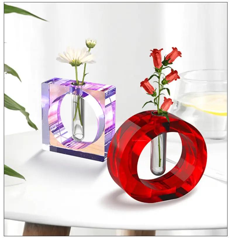 Flower Vases Moulds Flower Holder Silicone Resin Casting Moulds by Resin Art NZ