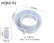 Flower Vases Moulds Flower Holder Silicone Resin Casting Moulds by Resin Art NZ