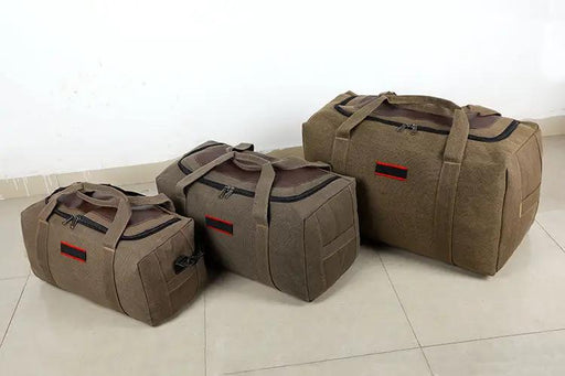 Canvas Storage Bag – High-Capacity Travel, Camping & Moving Luggage Bag XYY9024 by ECOTREK