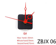 Accessories for Clock Moulds - Quartz Clock Movement Mechanism Non Ticking DIY Clock Mechanism by Resin Art NZ