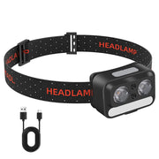 Waterproof Head Torch Rechargeable LED Headlamp Flashlight USB Camping Fish by China Dropship