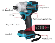 18V Cordless Impact Driver Fits Makita Battery by salelink.co.nz