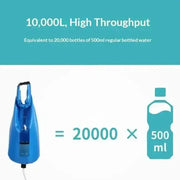 10L Gravity Water Filter Bag with 0.01μm Ultrafiltration by Habicare