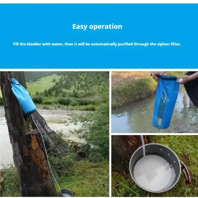 10L Gravity Water Filter Bag with 0.01μm Ultrafiltration by Habicare
