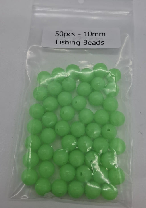 Meanfish Round Lumo Fishing Beads 10mm – Bulk Pack of 50 by NZ Diver
