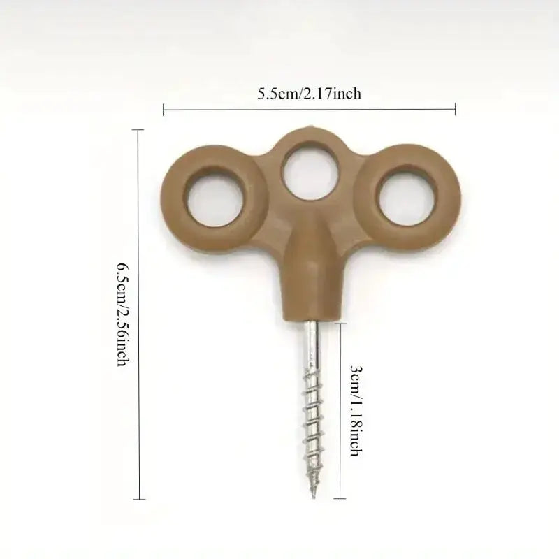 10 Piece Stainless Steel Ground Anchors by Habicare