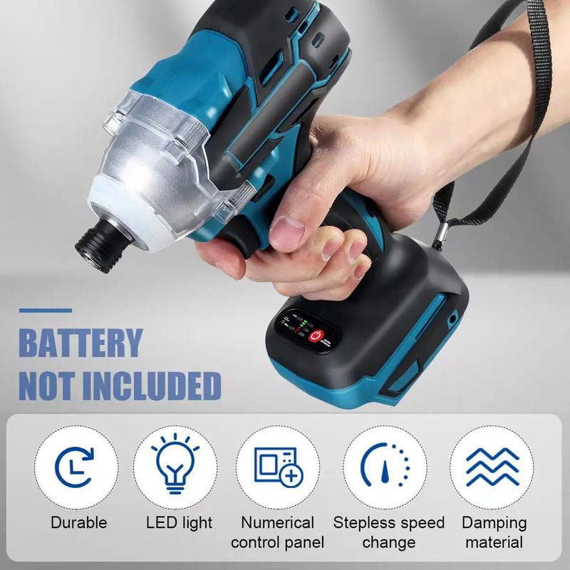 18V Cordless Impact Driver Fits Makita Battery by salelink.co.nz