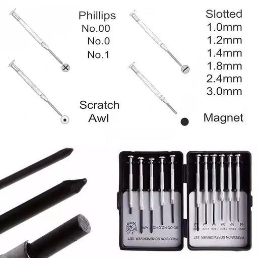 11 Piece Precision Screwdriver Set by That Watch Shop