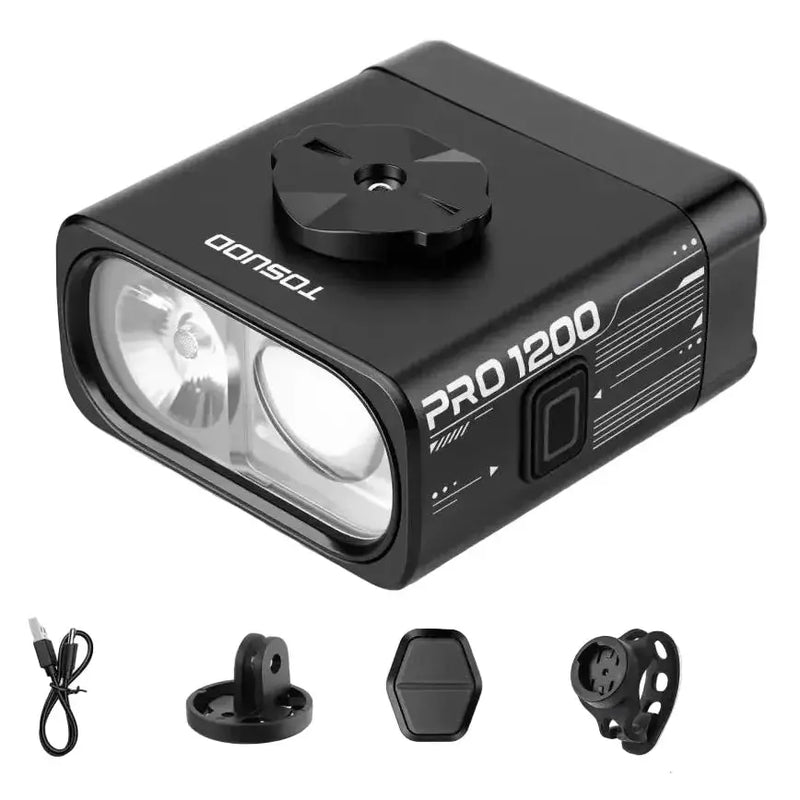 1200-Lumen Bicycle Front Beam Light by Habicare